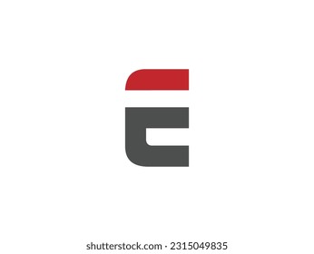Creative letter e logo design vector