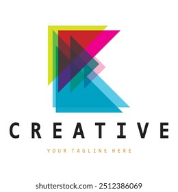 creative letter e logo design, for brand, startup, business, company, identity, application, vector