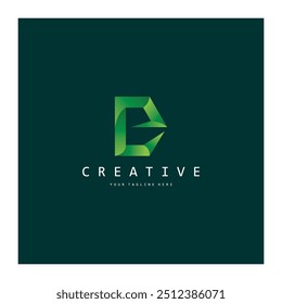 creative letter e logo design, for brand, startup, business, company, identity, application, vector