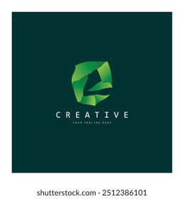 creative letter e logo design, for brand, startup, business, company, identity, application, vector