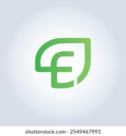 Creative letter E logo icon design template