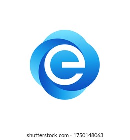 Creative Letter E Logo Vector Icon