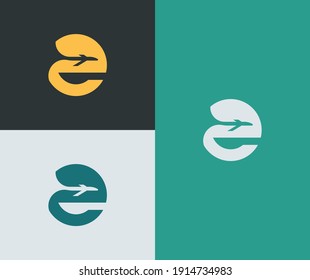 Creative letter E logo vector template. Airplane concept. Abstract initial letter symbol. Alphabeth sign for business, industry, company, corporate. Eps 10. Travel destination icon. 