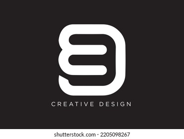 Creative Letter ED Logo Design Icon | ED Icon svg
