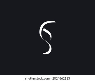 creative letter ES logo design vector template