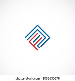 Creative Letter F Design Vector