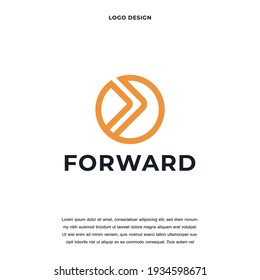 Icono de letra creativa F ilustración vectorial de diseño de logotipo. Letra alfabética F color de diseño del logotipo editable