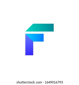 creative letter f logo design