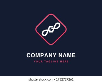 Creative letter F&F logo, business template vector icon.