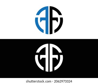 Creative Letter FF Logo Design Vector Template.	