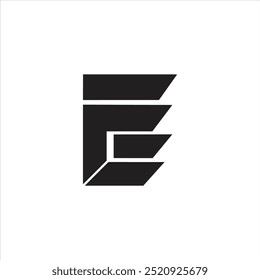 Creative letter Fg or Gf icon and unique logo, modern stylish branding design