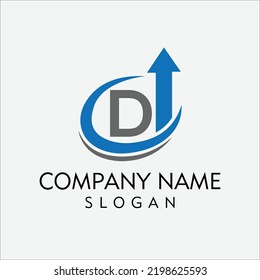 Letra creativa diseño de logotipo financiero A