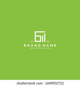 creative Letter G Financial Chart Logo Design vector template