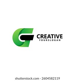 creative letter g gradient logo design 