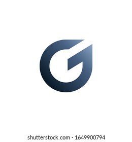diseño del logotipo de letra creativa g