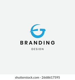 Creative letter g logo design vector