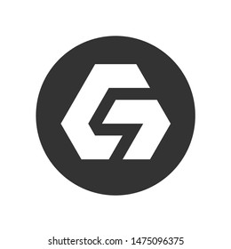 Creative letter G logo icon vector
