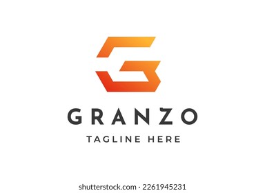 Creative letter G modern logo design concept. Initial symbol for corporate business identity. Alphabet vector element