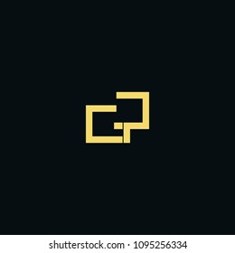 Creative Letter G P Design Vector