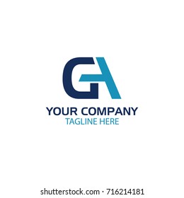 Creative Letter GA Logo Design