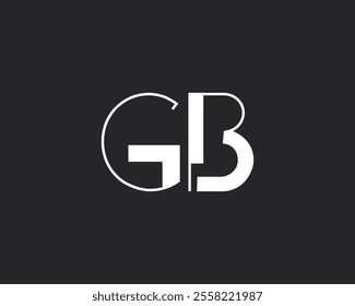 creative letter GB logo design template