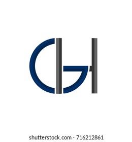 Creative Letter GH logo Design