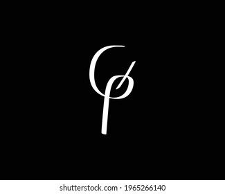 creative letter GP logo design vector template