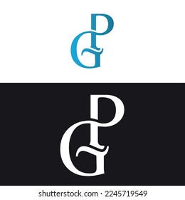 Creative letter GP logo design. gp initials monogram vector.
GP joint logo, Line, Modern, Abstract, Brand, Business Logo.