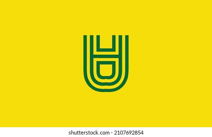 Creative letter A graphic lines alphabet icon logo design