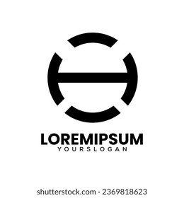 creative letter h icon logo design 