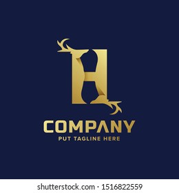 Creative Letter H logo for company