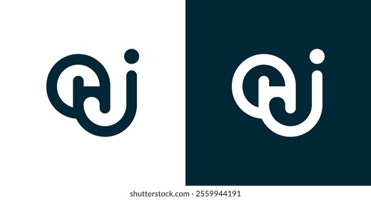 creative letter H and I logo design template, letter H abstract