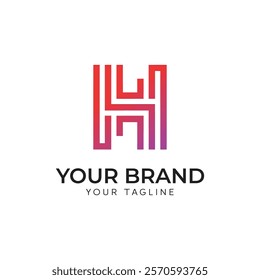 Creative Letter H Logo Design Template
