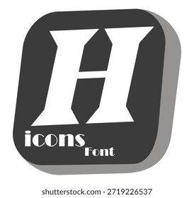 La exploración creativa del diseño del logotipo de la letra H para la identidad de marca o el negocio. Ilustración vectorial.