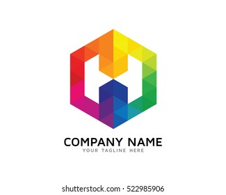 Creative Letter H Logo Design Template