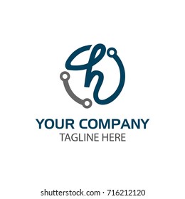 Creative Letter H logo Design