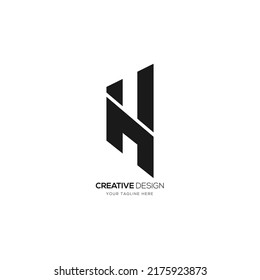 Creative Letter h Monogram Logo