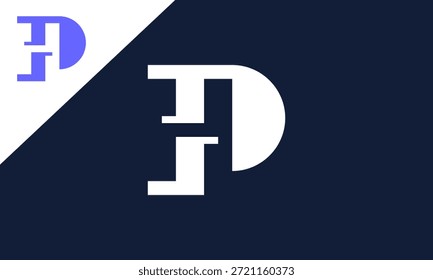 Letra criativa logotipo H P