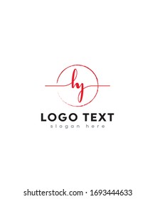Vorlage für den Creative Letter H und Y-Logo, Logo für die Vektorillustration und Firmenidentität 