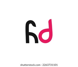creative letter HD logo design vector template