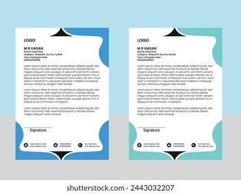 Creative Letter Head Design Template