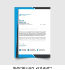 Creative Letter head Design Template