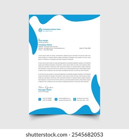 Creative Letter head Design Template
