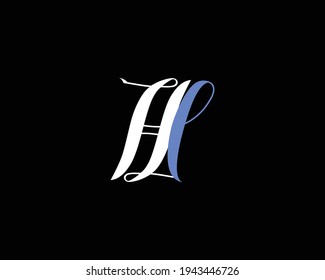 creative letter HL logo design vector template