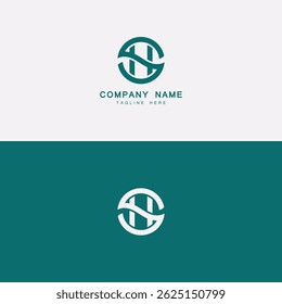 creative letter HS logo vector design for any related business