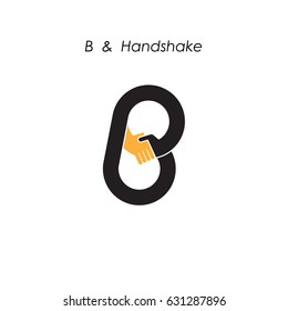Creative ?B- letter icon abstract logo design vector template.Business offer,partnership icon.Corporate business and industrial logotype symbol.Vector illustration