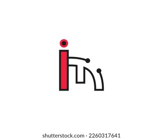 creative letter IM logo design vector template