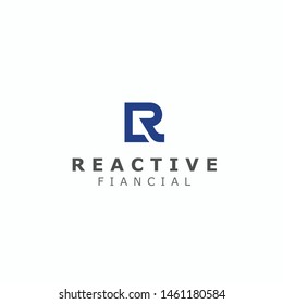 Creative Letter or Initial R For Finance Logo Design Inspiration
