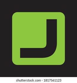 Creative Letter J Logo Design Icon. Modern Letter Logo, Vector