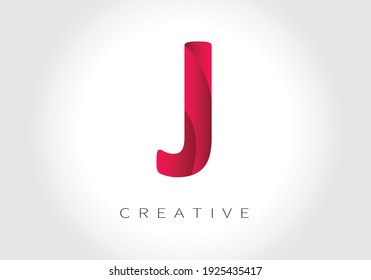 Creative Letter J Logo design vector template. Colorful Alphabet collection. Type Characters Logotype symbols.